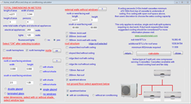 home small office Air Conditioning calculator