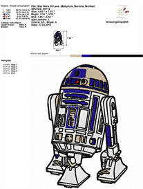 STAR WARS - EMBROIDERY DESIGN
