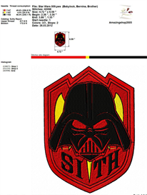 STAR WARS - EMBROIDERY DESIGN