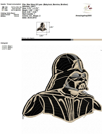 STAR WARS - EMBROIDERY DESIGN