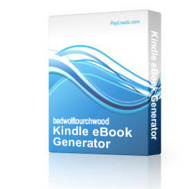 Kindle eBook Generator