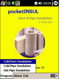 pocketINSUL - insulation thickness calculator