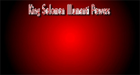King Solomon Illumanti Powers