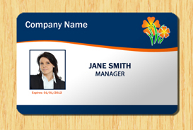 employee id card template