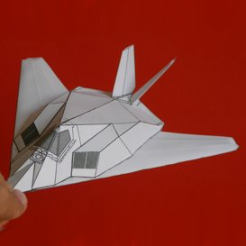 Paper F-117 White
