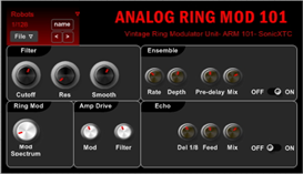 Analog Ring Modulator vst plugin demo