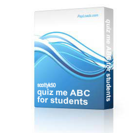 quiz me ABC for students