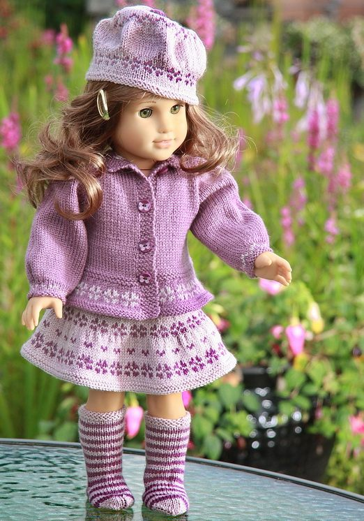 DollKnittingPatterns - 0079D LISSY - SKIRT, SWEATER, PANT ...