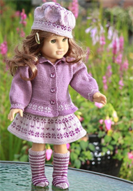 DollKnittingPatterns - 0079D LISSY - SKIRT, SWEATER, PANT, HAT and SOCKS