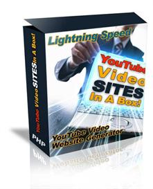 YouTube Video Sites Generator In A Box Pro