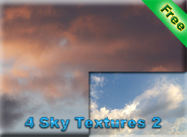 4 Sky Textures 2 for free