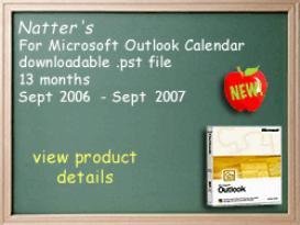 Natter's On-line™ for Microsoft Outlook 2006-07