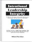 Intentional Leadership Integrity E Book