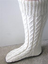 Moccasin Slipper Socks Pattern