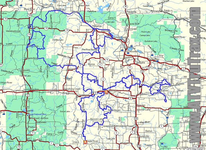 Marinette County Atv Trail Gps Map Other Files Documents And Forms 9756