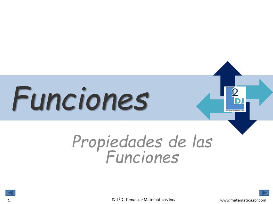 Propiedades de las Funciones