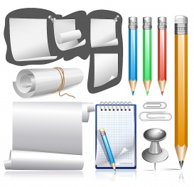 Vectorlib RF (Standard License): Vector collection of various white note papers