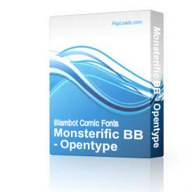 Monsterific BB - Opentype