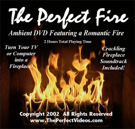 Real Crackling Fireplace Video Cozy Warm Romantic Relaxing Holiday Yule Log "The Perfect Fire"