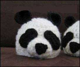 Baby Panda Hat Crochet Pattern