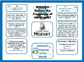 Mozart Composer of the Month Kit