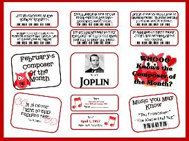 Scott Joplin Composer of the Month Kit