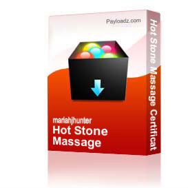 Hot Stone Massage Certification Course