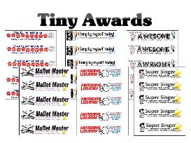 Tiny Awards for Music Classrooms