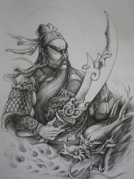 guan yu flash tattoo other files arts and crafts guan yu flash tattoo other files arts and crafts
