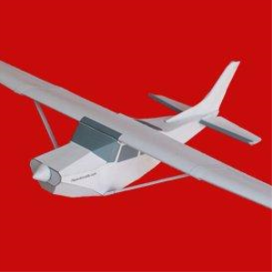 Paper Cessna Skylane White