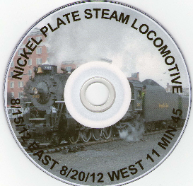Nickel Plate Steam Locomotive East and West Slope