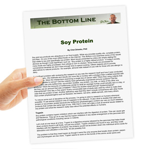 Soy Protein - The Bottom Line