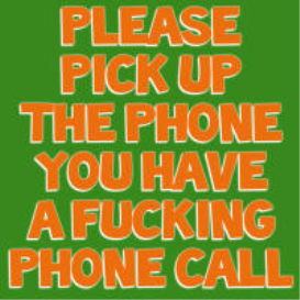Please Pick Up The Phone You Have A F**king Phone Call (Indian Voice)