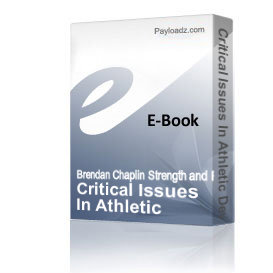 Critical Issues In Athletic Development with Vern Gambetta