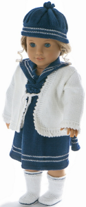 Knitting pattern  0030D KIRSTEN  Dress, Jacket, Hat, Socks, Pant
