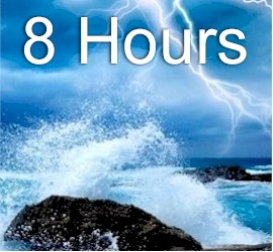 Stormy Beach - 8 Hours