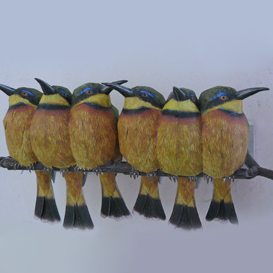 paper model: The Bee-eaters