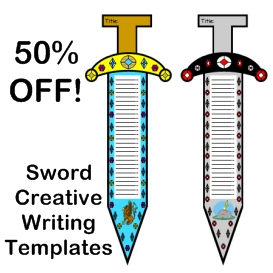 50% Off Sword Creative Writing Templates