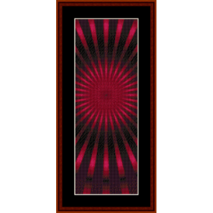 Fractal 390 Bookmark - cross stitch pattern download