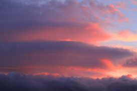 Lenticular clouds photo