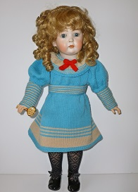 Doll Knitting Pattern - V004-Vintage Tennis Outfit