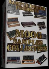 MOOG SAMPLE COLLECTION  -  737 WAV SAMPLES  - MEMORYMOOG - MINI MOOG -