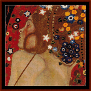 Mother and Child - Klimt cross stitch download