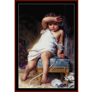 The Broken Vase - Emile Munier cross stitch pattern download