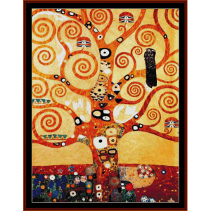 Tree of Life - Klimt cross stitch pattern download