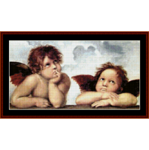 Sistine Madonna II - Raphael cross stitch pattern download