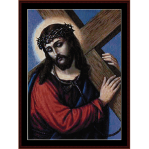 Jesus cross stitch download