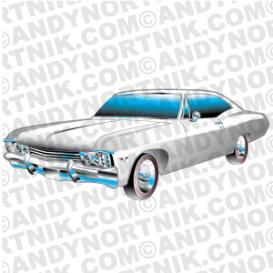 Car Clip Art 1967 Chevy SS Impala
