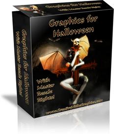 Halloween Minisites Graphics Pack with Resell Rights