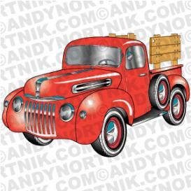 Car Clip Art 1945 Ford Pickup